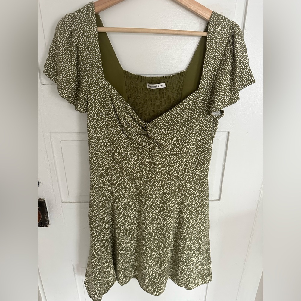 NWOT Abercrombie Knot Front Mini Dress